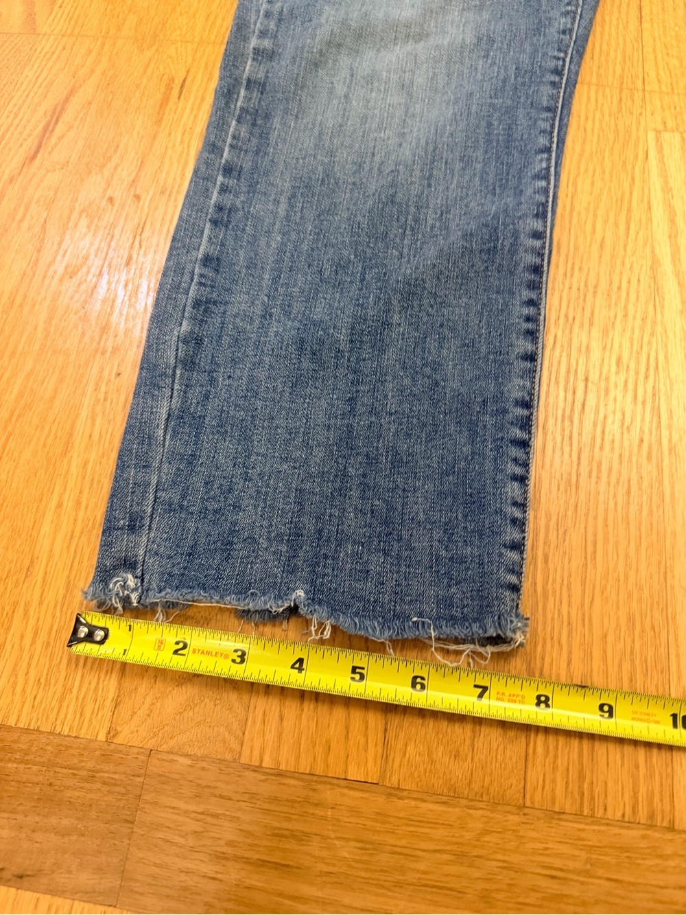 Women's Size 14P "Jag" Jeans Light Blue Cropped Straight Ankle Jeans GUC - Picture 5 of 8